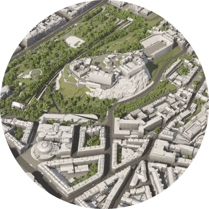 VU.CITY Edinburgh 3D Model