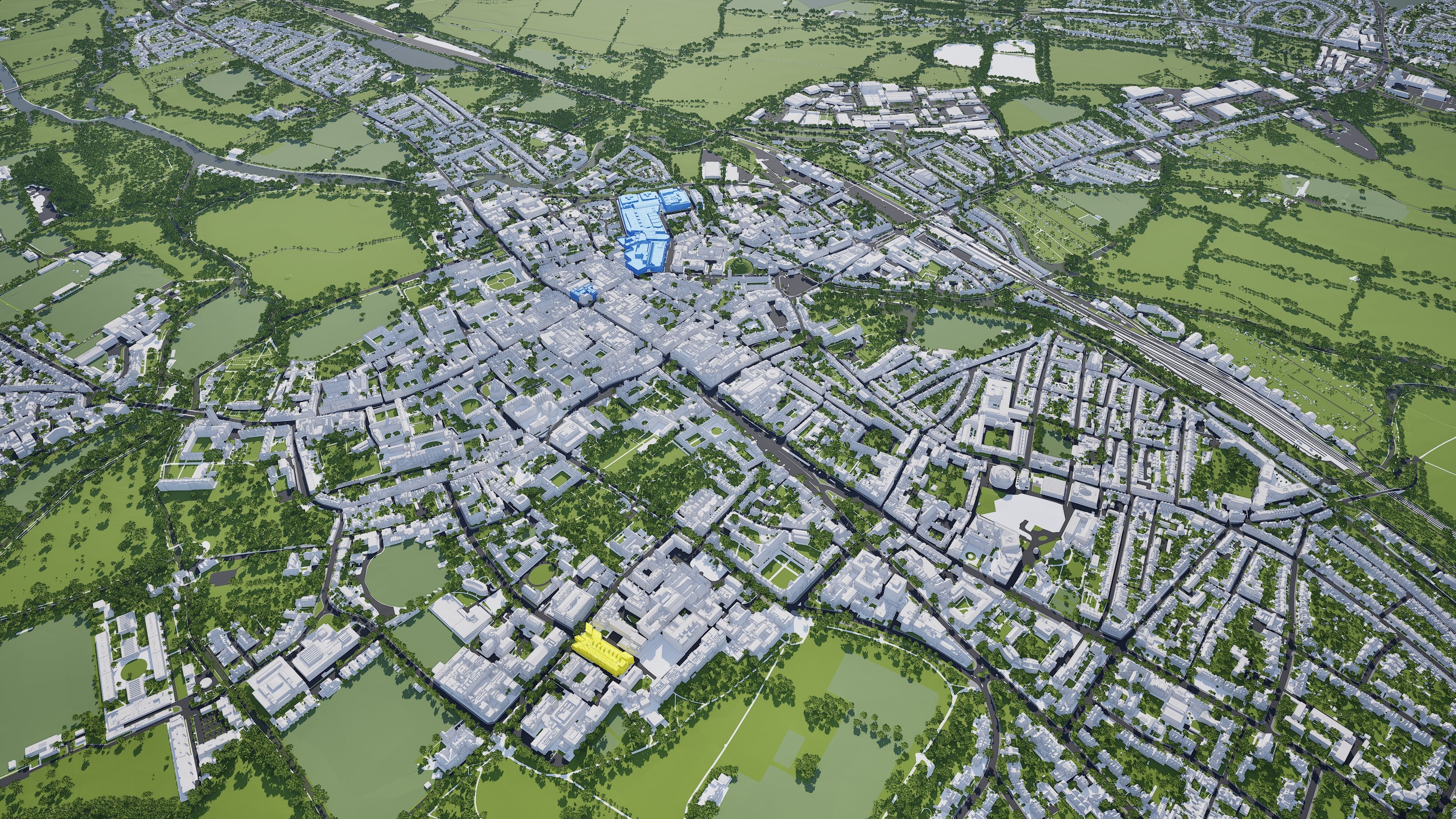 VU.CITY Oxford city cluster skyline in 2016