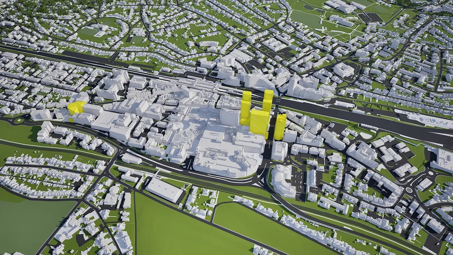 Woking consented timeline 2016 shown in VU.CITY
