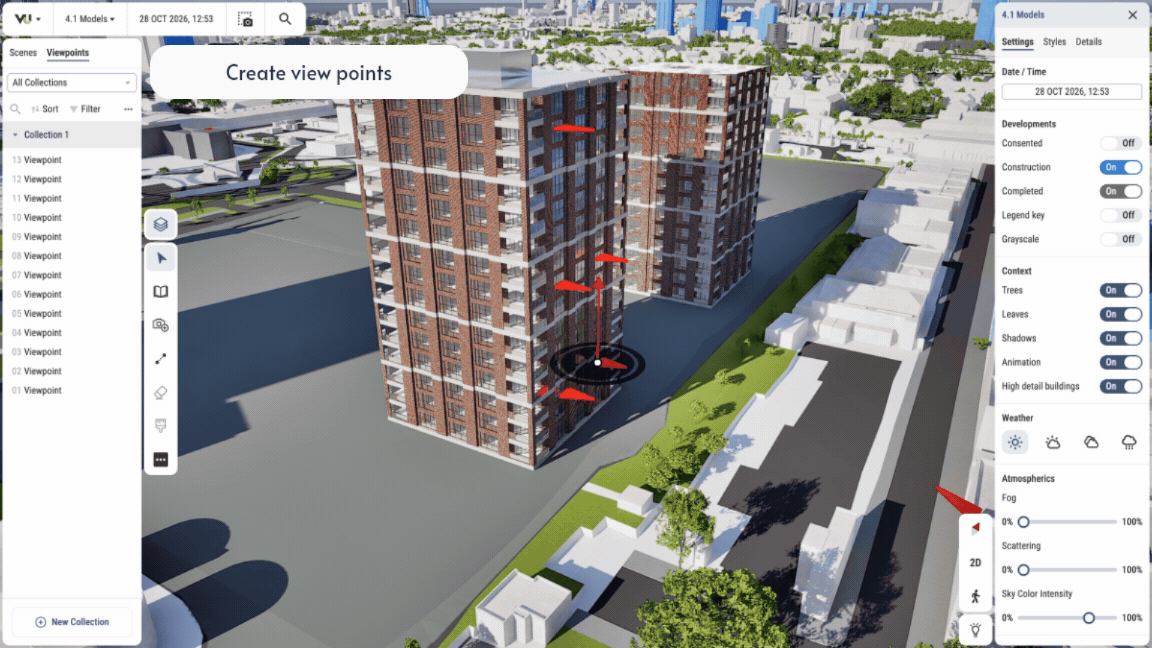 VU.CITY Viewpoints Tool