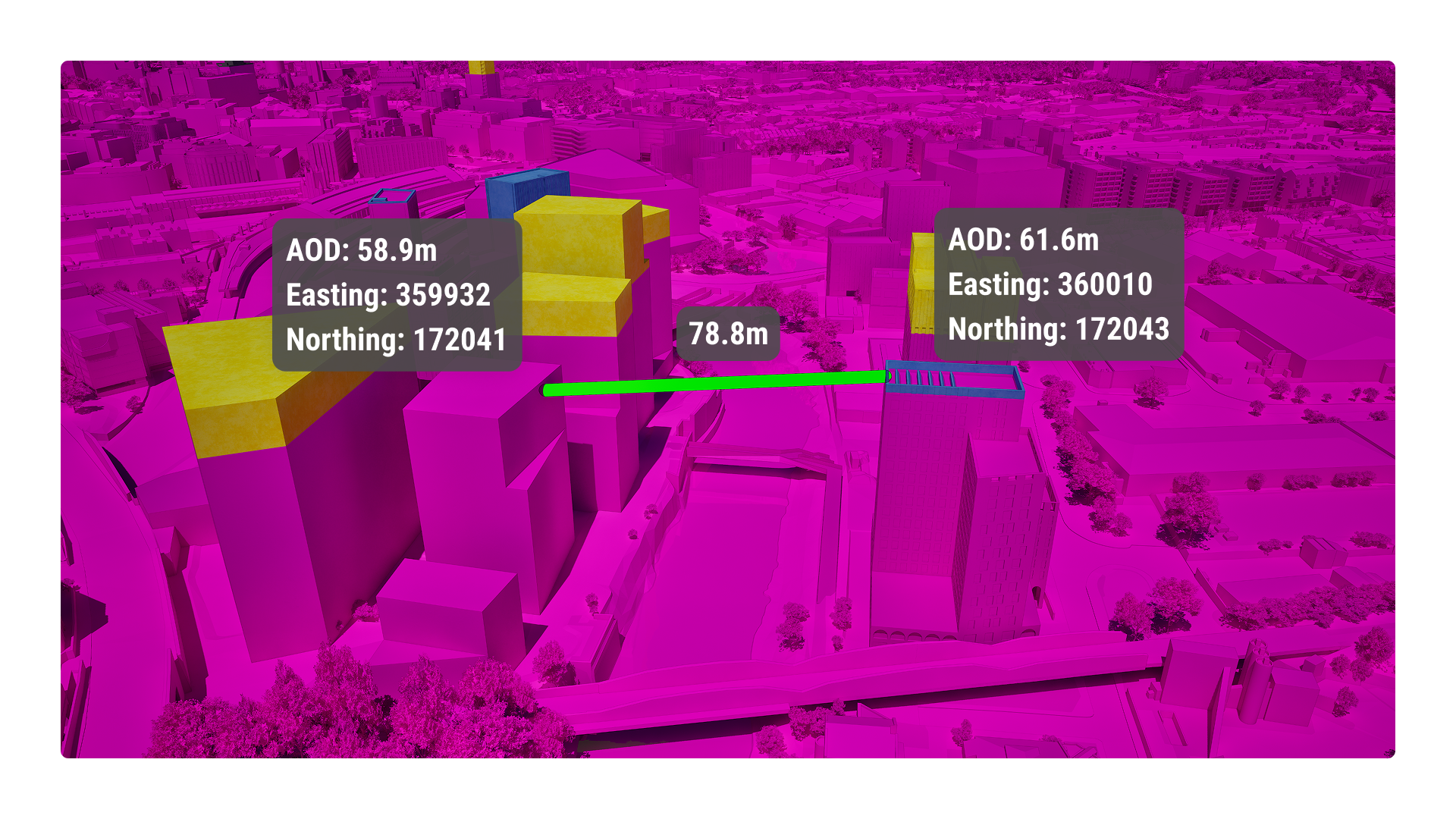 Measure accurately and annotate in 3D using VU.CITY