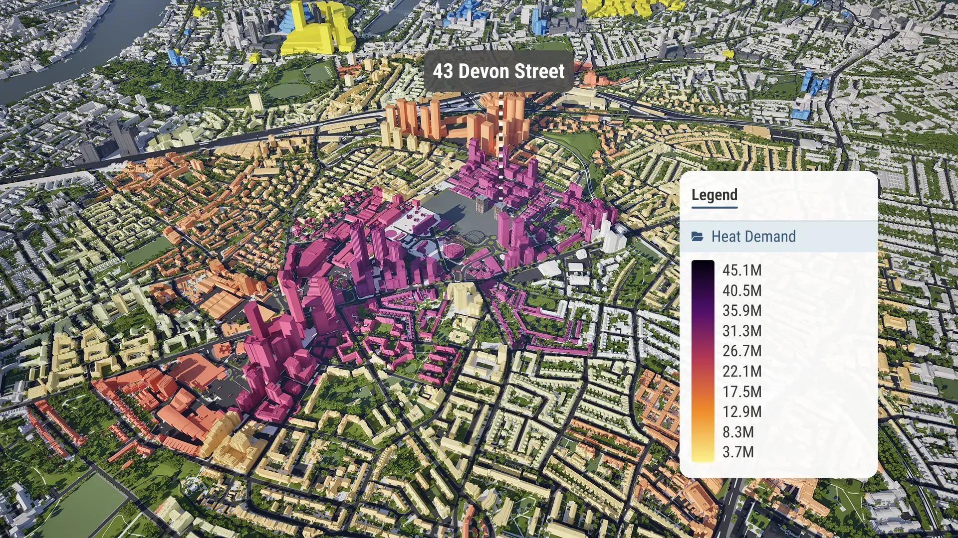 43 Devon Street Heat Usage Data in VU.CITY