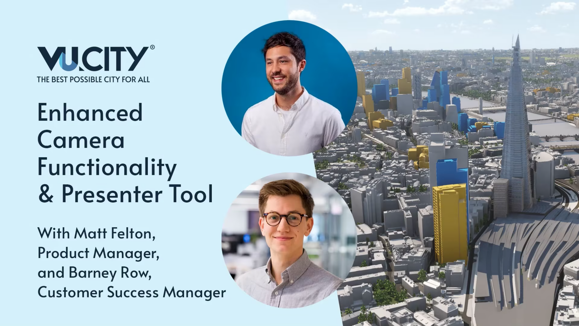 VU.CITY November Product Update: Enhanced Camera Functionality & Presenter Tool