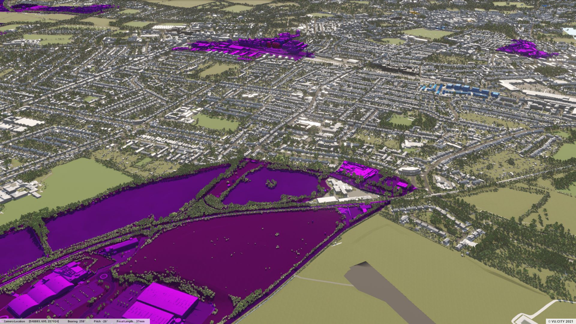 Areas of Major Change Data from Cambridge City Council