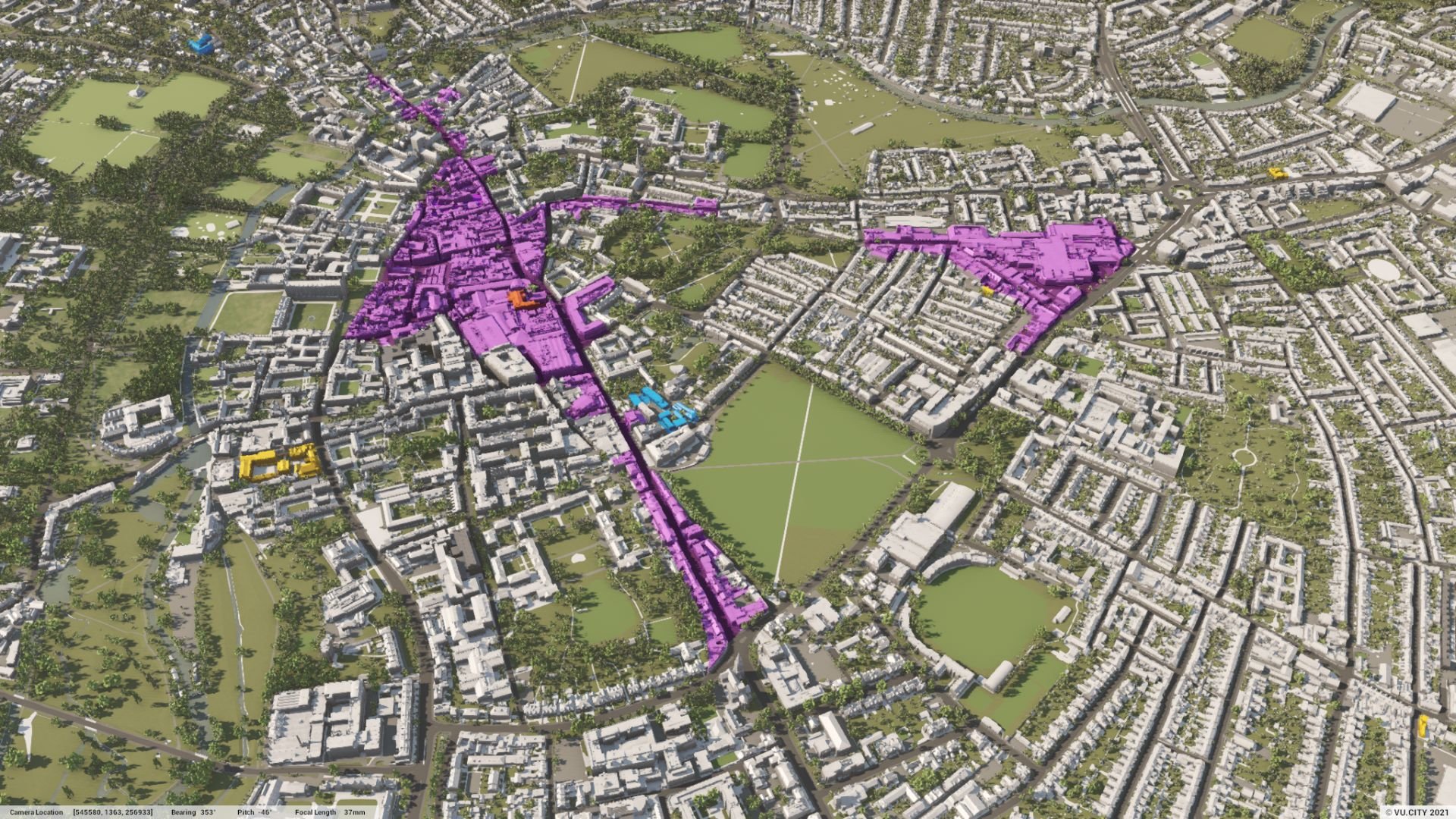 Primary Shopping Area Data from Cambridge City Council